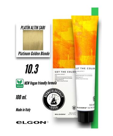 Elgon Get The Color 10.3 Professional Hair Dye (100 ml.) (Oxidizer-Free)