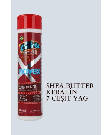 NOVEX My Curls Movie Star - Extra Shine Conditioner for Curly Wavy Hair 300ml - Buy Online on GoSupps.com