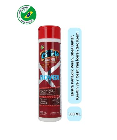 NOVEX My Curls Movie Star - Extra Shine Conditioner for Curly Wavy Hair 300ml - Buy Online on GoSupps.com