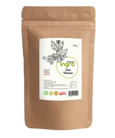 Ingro Gluten Free Chia Seeds 600 G - Buy Online on GoSupps.com
