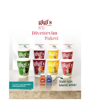 gigi's smoothie powered by fameo I'm on a Diet Smoothie Package