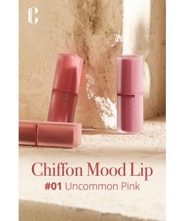 CLIO Soft Textured Light Matte Lipstick CLIO Chiffon Mood Lip (01 Uncommon Pink) - Buy Online on GoSupps.com
