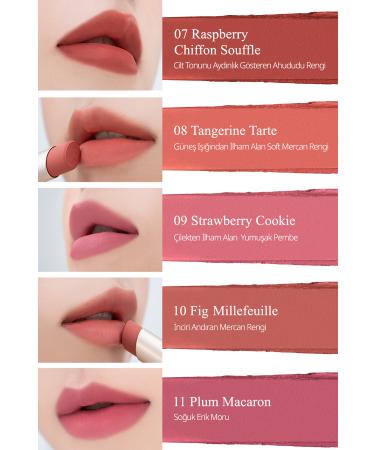 CLIO Soft Textured Light Matte Lipstick CLIO Chiffon Mood Lip (11 Plum Macaron) - Buy Online on GoSupps.com