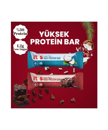 it's High Protein Bar - Mixed Box - 40 g X 12 Pieces (2 Types) - Buy Online on GoSupps.com