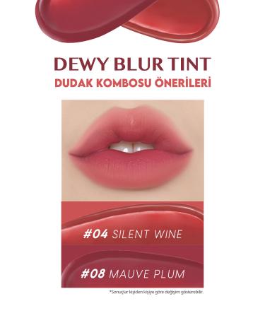 CLIO Blur Effect Moisturizing Light Textured Tint CLIO Dewy Blur Tint (04 Silent Wine) - Buy Online on GoSupps.com