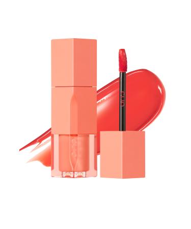 CLIO Clio Dewy Syrup Tint (03 Hannam Coral View) - Moisturizing Long-Lasting Tint in Luminous Colors
