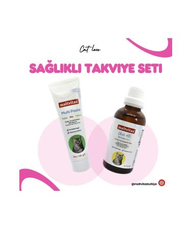 Maltvitas Cat Health Support Set - Set of 2 (Multi Paste & Plus B)