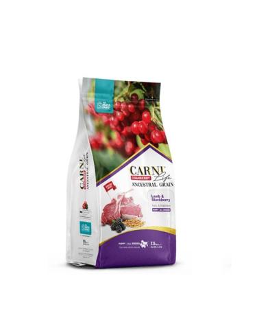 CARNI LIFE Carni Life Cranberry Lamb Meat and Blackberry Puppy Food for All Breeds (2.5 KG)