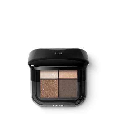 KIKO Easy-to-Apply Permanent Luminous Eye Palette with Light Texture - 01 Warm Natural Tones Demb.2363