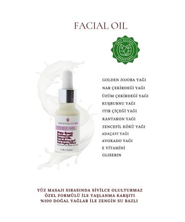 Crystalclem Beauty Face Massage Serum Organic Moisturizes Repairs Nourishes Brightens Face Massage Rejuvenates Day Serum - Buy Online on GoSupps.com
