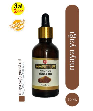 habitus yeast oil 0 Natural 50 ml | Special Care for Extremely Damaged and Falling Hair | Herbal Content - Buy Online on GoSupps.com