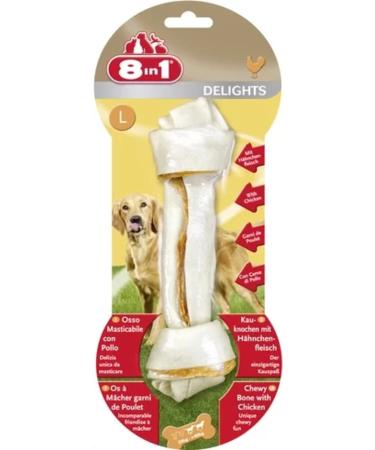 Your Manufacturer 8 In 1 Delights Bones Chicken Dog Bone Award Large 85 Gr