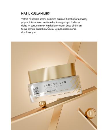 Heraflora Pure Lift Eye Contour Anti-Aging and Moisturizing Cream-Peptide Hyaluronic Acid Bacillus 15 ml - Buy Online on GoSupps.com