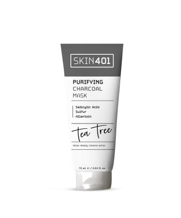 Skin401 Purifying Salicylic Acid Sulfur & Charcoal Mask 75ml (100gr) - Buy Online on GoSupps.com