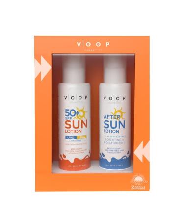 VOOP Body Sun Cream 50 Spf - 150 ml & After Sun Cream - 150 ml | Set of Two - Buy Online on GoSupps.com