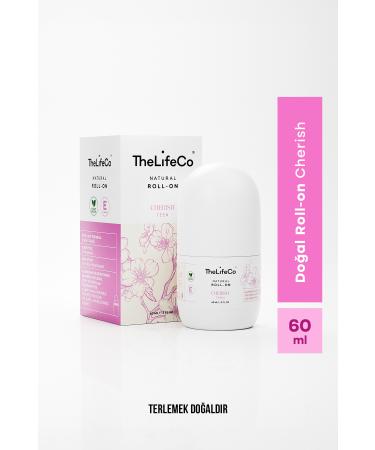 TheLifeCo Natural Roll-on Cherish 60 ml - Teenage (ALCOHOL ALUMINUM PARABEN SYNTHETIC FRAGRANCE FREE)