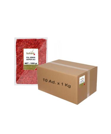 Buhara WHOLESALE SUPER HOT PULP 1 KG x 10 Pcs - 10 KG