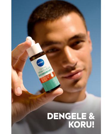 NIVEA Derma Skin Clear Balancing and Anti-Acne Serum 30ml Niacinamide Hyaluronic Acid Oily Skin - Buy Online on GoSupps.com