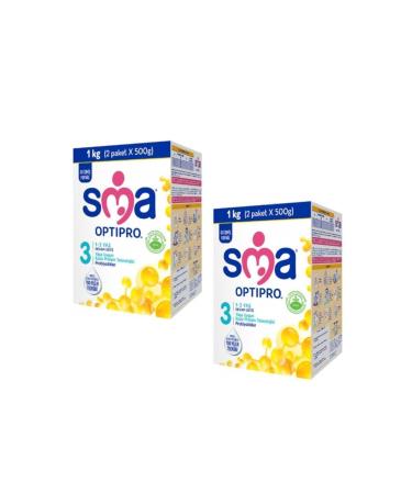 SMA Optipro Probiotic 3 Follow-On Milk 1000 Gr X 2 Pieces