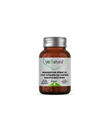 Venatura Magnesium Citrate And P5p Vitamin B6 90