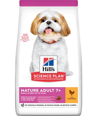 Hill's Mature 7 Mini Breed Chicken Senior Dog Food 1.5 Kg