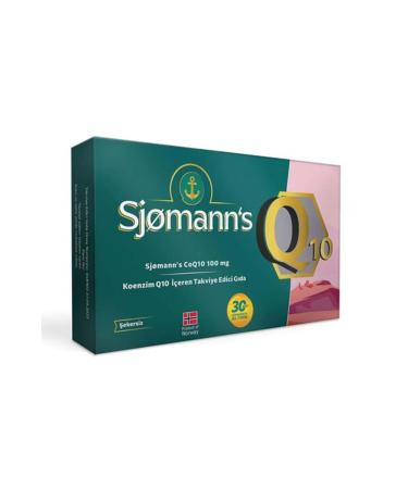 EASYV T Sjomann's CoQ10 100 mg 30 Chewable Gel Tablets