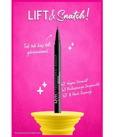 NYX Professional Makeup Lift & Snatch! Brow Tint Pen Brunette - Eyebrow Pencil - Buy Online on GoSupps.com