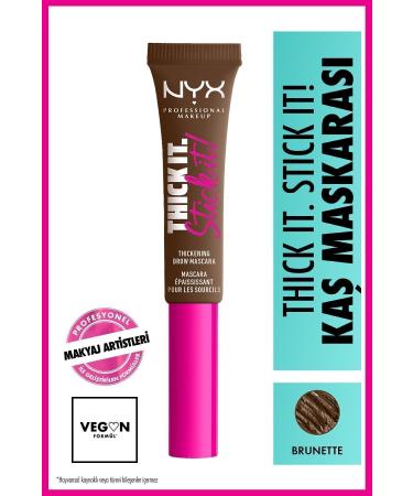 NYX Professional Makeup Thick It. Stick It! Eyebrow Mascara Brunette