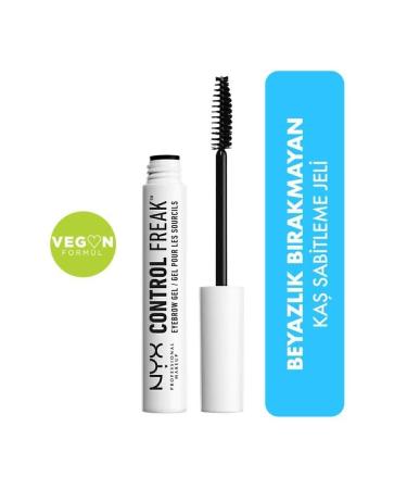 NYX Professional Makeup Ka Sabitleme Jeli - Control Freak Eyebrow Gel Clear 800897824884