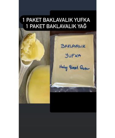 Hatay local market 1 Pack of Baklava Pastry 1 Pack of Baklava Oil (Pay Attention to the Seller)