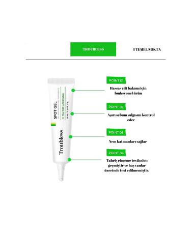 Troubless SOS CLEAR GEL CREAM+MICRO POINT PATCH 9-PIECE TEA TREE EXTRACT TAPE - Buy Online on GoSupps.com