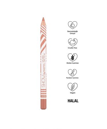 SHOW By Pastel Lip Liner Long Lasting - Lip Liner 211 - Buy Online on GoSupps.com