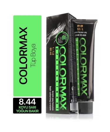 Colormax Tube Hair Dye No: 8.44 Dark Blonde Intense Copper 60 ml