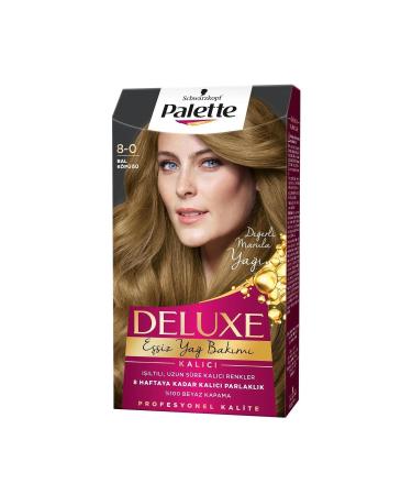 Palette Deluxe Hair Dye No: 8.0 Honey Foam