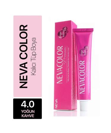 Neva Color Nevacolor Tube Hair Dye No: 4.0 Intense Brown