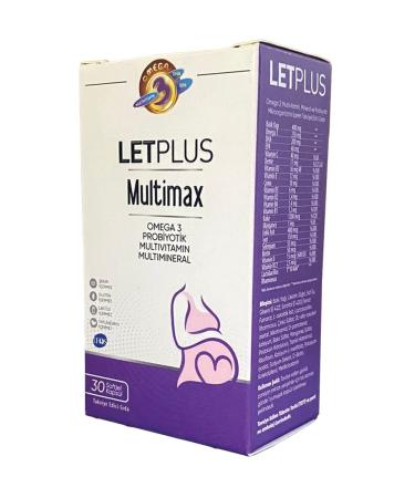 LETPLUS Multimax Omega 3 Probiotic Multivitamin Multimineral