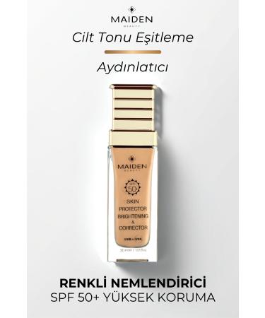 Maiden Beauty Tinted Moisturizer Skin Tone Equalizer Uva/uvb High Sun Protection Spf 50 Sun Cream 30 ml - Buy Online on GoSupps.com