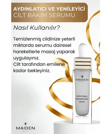 Maiden Beauty Brightening Nourishing Renewing and Intensive Moisturizing Niacinamide Supported Skin Care Serum 40 ml - Buy Online on GoSupps.com