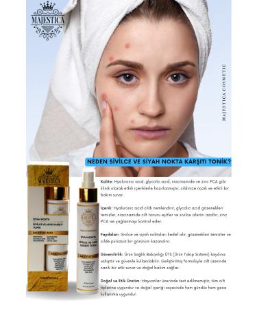 Majestica Salicylic Acid Blackhead Acne and Anti-Acne Tonic - Buy Online on GoSupps.com