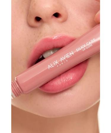Alix Avien Silky Care Lipgloss 307 - Rose Petal - Soft Smooth Appearance - Protective and Moisturizing Effect - Buy Online on GoSupps.com