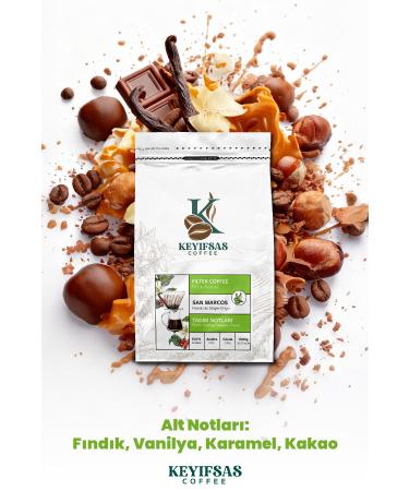 Keyifsas Coffee Honduras San Marcos Filter Coffee 1 Kg (BEANS or Ground)