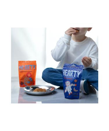 Hearty 8 Pack Einkorn Flour Cookies 60g Sugar-free Additive-free Healthy Snack for Kids - Buy Online on GoSupps.com