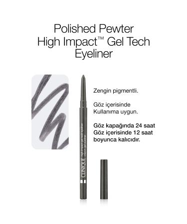 Clinique High Impact Gel Tech Eyeliner - Polished Pewter