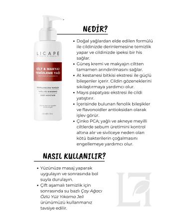 Licape Two Phase Skin and Make-up Cleansing Oil 400 ml - Buy Online on GoSupps.com