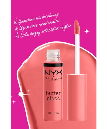 NYX Professional Makeup Lip Gloss - Butter Gloss Cr me Brul e 15 g 800897818494 - Buy Online on GoSupps.com