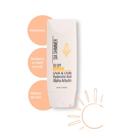SIA SHIMMER Anti-Spot and Refreshing New Generation Mineral Filter Face Sun Cream 60 ml 50 Spf - Buy Online on GoSupps.com