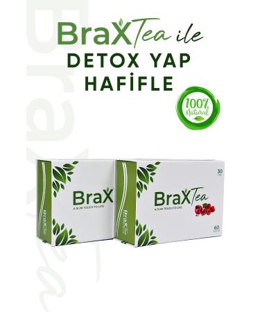 Brax Spirulina Extract and Mate Leaf Extract Mixed Herbal Powder Pack of 2