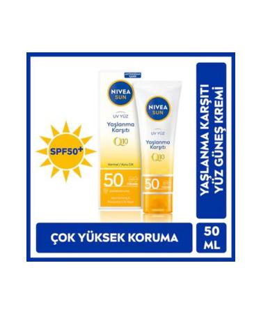 NIVEA Anti-Aging and Dark Blemish Skin Tone Equalizing Facial Sunscreen 50 ml SPF50+ min.91