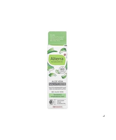 Alterra Skin Moisturizing Smooth Feeling Regenerating Repairing Night Face Cream 50ml min.199