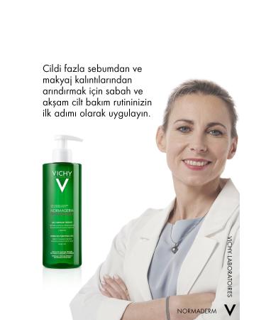 Vichy Soothing and Purifying Cleansing Gel For Oily and Acne-Prone Skin 400 ml GHair1362 - Buy Online on GoSupps.com